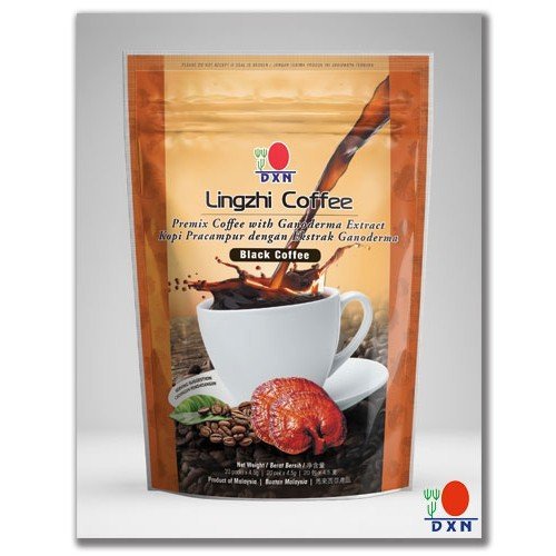 DXN Linghzi Coffee 2 In 1 (Premix Coffee With Ganoderma Extract)(20Sachets=100G) - Powder, Sachet, 0.12 Kg