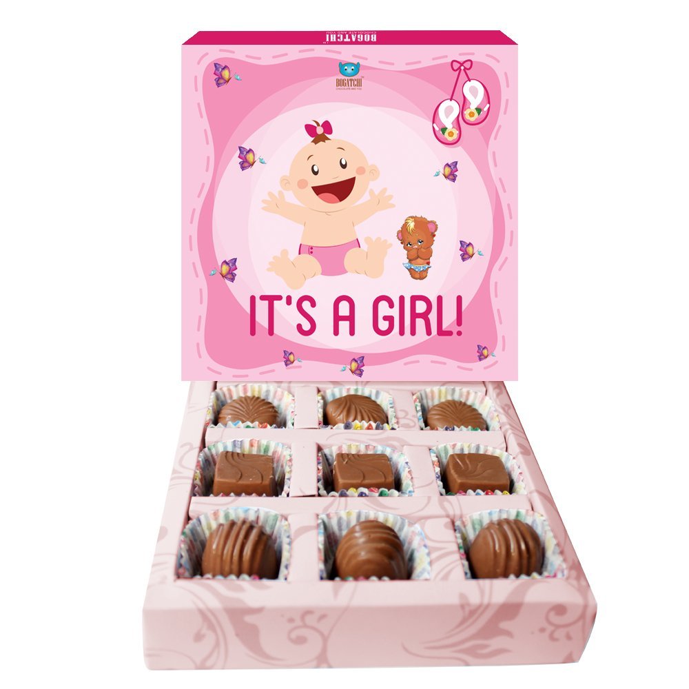BOGATCHI Gift for New Baby Celebrations, Baby Girl Arrival 90 g