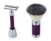 Pearl Shaving Razor & Brush Sets SRS (SRS-A141PURPAL) view 1