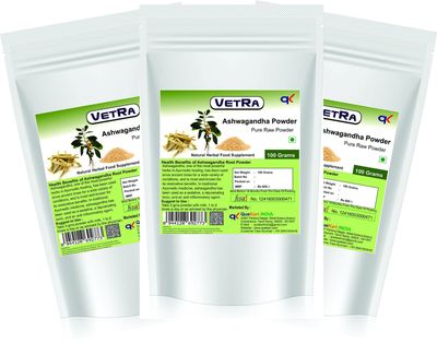 Ashwagandha Powder - (Pack Of 3,100 Grams) "COMBO DEAL"