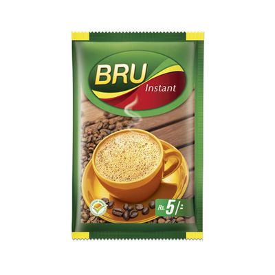 BRU Instant Coffee Sachet, 5.5g - Pack of 48 -