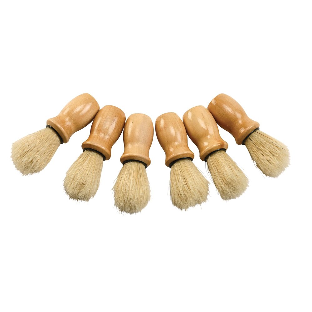 TESS Colorations Shaving Paint Brushes - Set of 6 (Item # SHAVEBRU)
