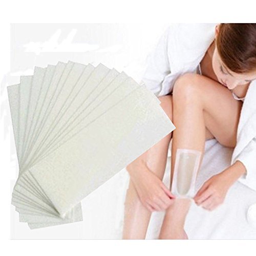 NavaFresh Basics 100PC Hair Removal Depilatory Non-woven Epilator Wax Strip Paper Roll Waxing