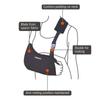 Vissco Arm Sling, Support Arm/Elbow Fracture, Prevents Shoulder Dislocation - Small (Black) view 2