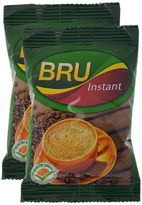 Bru Big Bazaar Combo - Bru Instant Coffee Refill, 50G (Pack of 2) Promo Pack, Instant, Packet