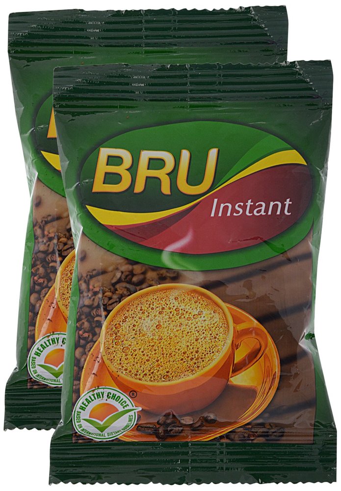 Bru Big Bazaar Combo - Bru Instant Coffee Refill, 50G (Pack of 2) Promo Pack, Instant, Packet