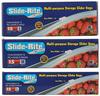 Slide-Rite Plastic Multi-Purpose Storage Slider Bag, 250, 500 GM, 1kg (Pack of 45 Piece) Colour - clear view 1