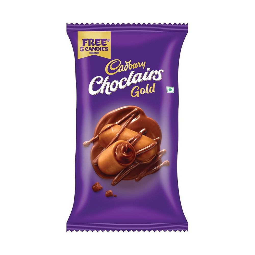 Cadbury Choclairs Gold Candy, 588 g (105 Candies)