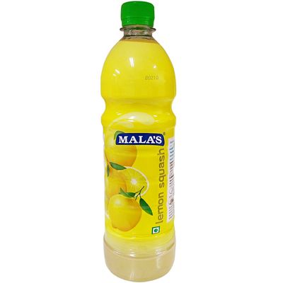 Malas Fruit Juice - Lemon Squash, 750ml Bottle