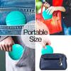 Haiker Portable Carry On Gum Pill Box 4 Compartment Travel Case Holder( Light Blue) view 4