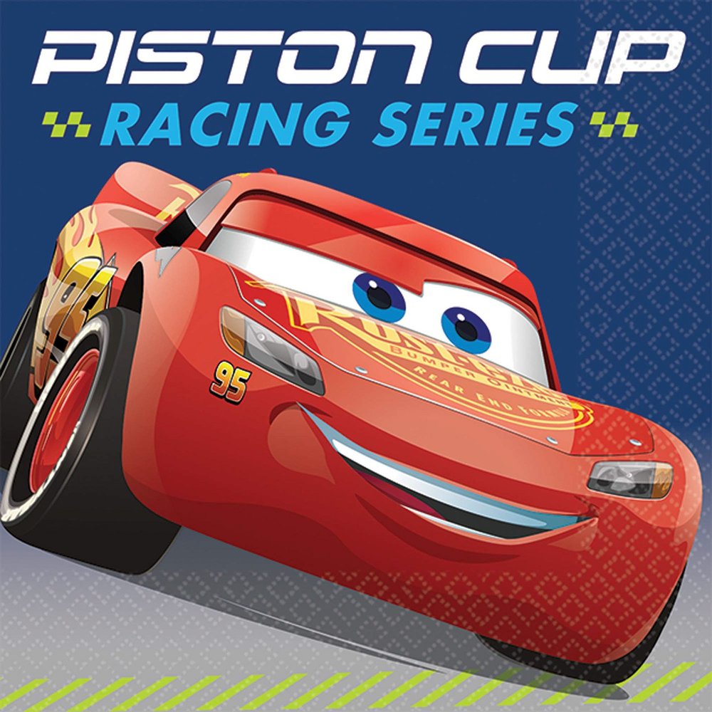 Disney "Cars 3" Beverage Napkins, Party Favor