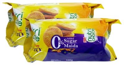 Hypercity Combo - Britannia Biscuits Nutri Choice, 100g (Pack of 2) Promo Pack