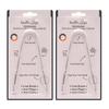 HealthAndYoga SteloSwipe Stainless Steel Tongue Cleaner (Set of 2) - Premium Design, Surgical Grade Scraper, Sterlisable- For Oral Care, Prevents Bad breath & Cavities- Women & Men- Travel/Home Use view 1