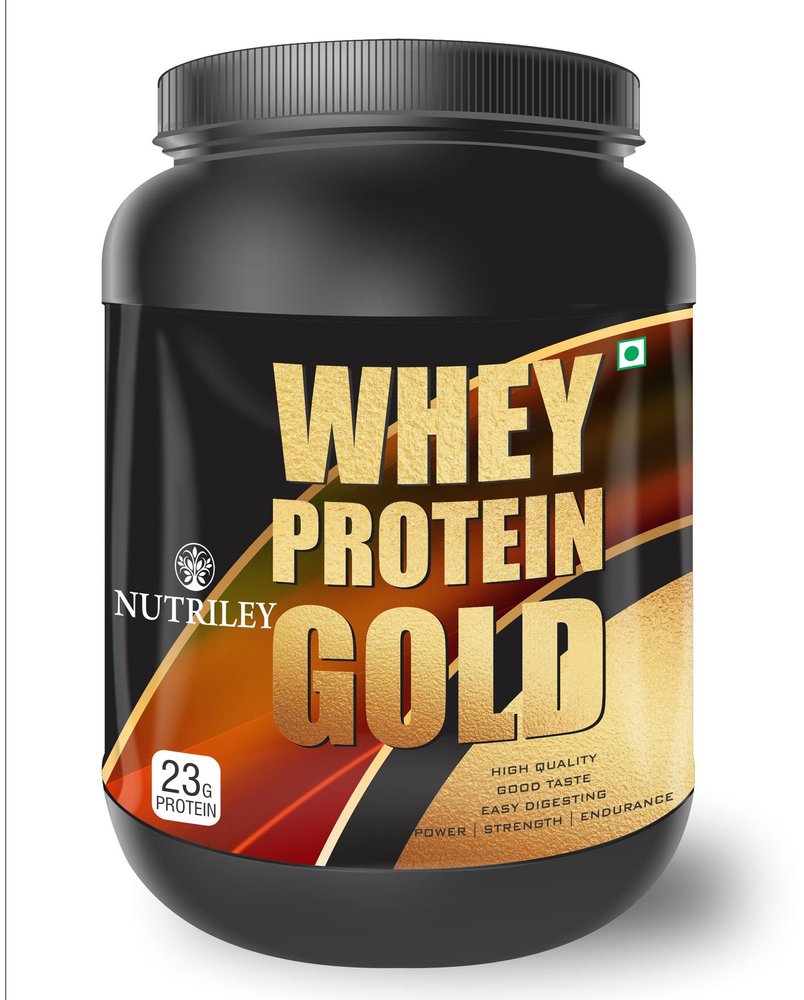 CRD Ayurveda Whey Protein Gold Whey Protein Supplement - 1 kg (Elaichi)