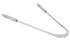 Blomideal Tongue Cleaner | Scraper (Set-2)| Fresher Breath | Taste Enhancer | Surgical Grade Austenitic Steel Naturally Antibacterial and Durable for Life Long Fresh Breath and Oral Health (Sliver Strip Handle) view 2