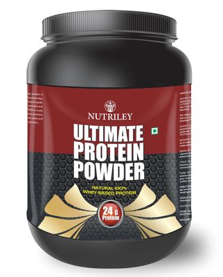 CRD Ayurveda Ultimate Protein Whey Protein Supplement - 1 kg (Vanilla)