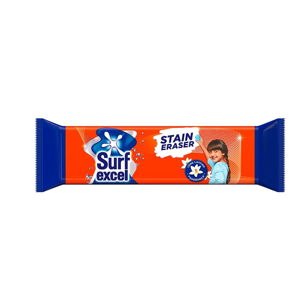 Surf Excel Detergent Bar, Laundry Detergent Bar For Clothes, Removes Tough Stains, 400 g