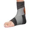Vissco Ankler, 2 in 1 Anklet + Binder, Provides support & stability to the ankle for Sprain, Swelling Muscle & Ligament Injuries, Sports Injury- XL (Grey) view 1