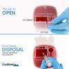 1 Quart size (Pack of 3) | Oakridge Products Sharps and Needle Container with Flip Lid | Perfect for personal use | Pen needles | Integrated needle unwinder | FDA approved | 8900sa view 3