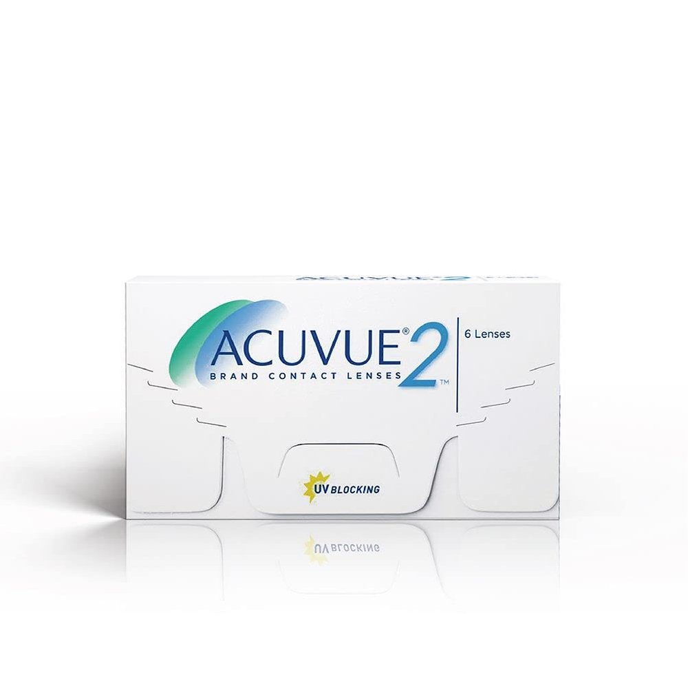 ACUVUE 2 - Two Week Reusable Contact Lenses (-2.25, Clear, Pack of 6 lenses) | From Johnson&Johnson