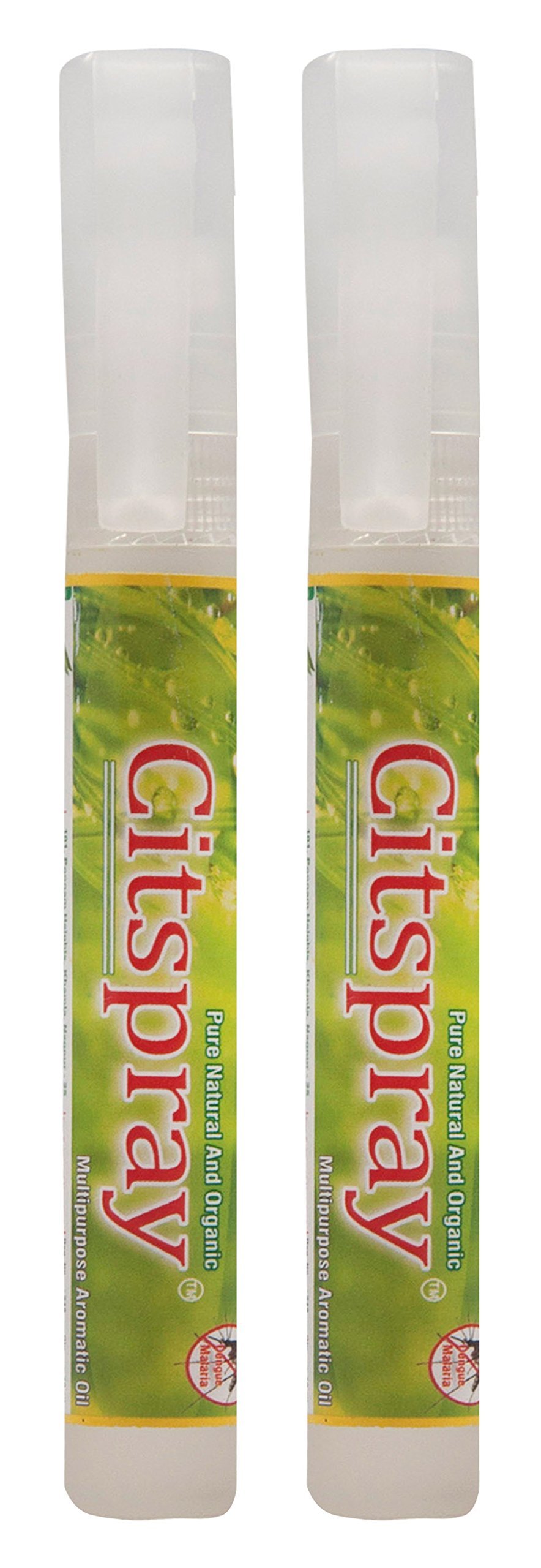 Citronella Oil Aromatic Essential Oil Sprayer Organic Pure Natural Scented Mosquito Repellent 10 ml Pocket Sprayers. Set of 3 Sprayers