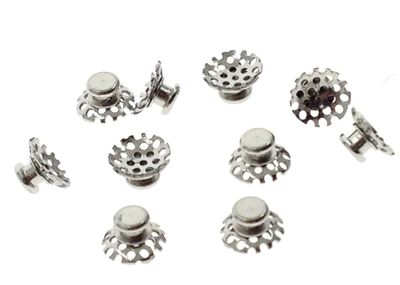 30 Pcs New Dental Tomy Lingual Buttons Hollow Base Orthodontic Materials