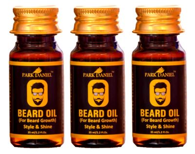 Park Daniel Premium Beard Oil combo pack of 3 No.35 ml Bottles(105 ml)
