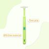 Mee Mee Tongue Cleaner for Baby | Tender Baby Oral Cleaner Toothbrush with Silicone Scraper | Suitable from 6+ Months | With Non-Slip Handle, Soft Rubber Tip and Easy Grip for Kids/Babies (Green) view 2
