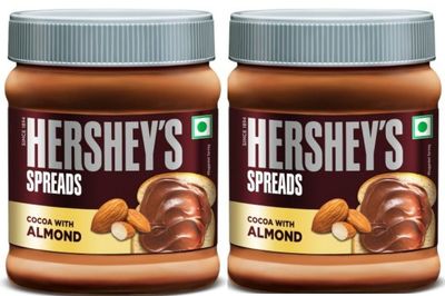 Hershey's Cocoa Spread with Almond 350g Spread (Pack of 2)