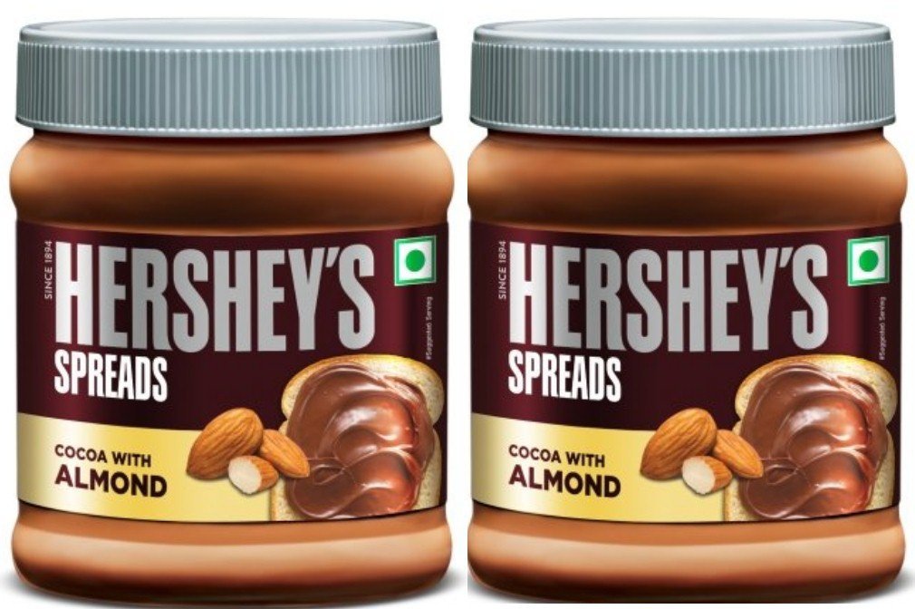 Hershey's Cocoa Spread with Almond 350g Spread (Pack of 2)