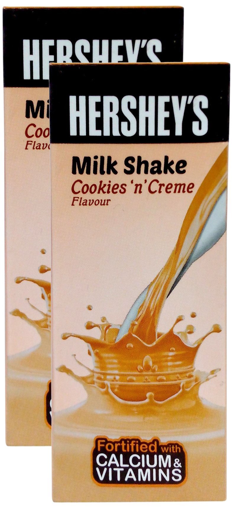Big Bazaar Combo - Hershey's Milkshake Cookies N Cream, 200ml (Pack of 2) Promo Pack