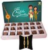 BOGATCHI rakhi chocolates, rakhi with chocolates for brother, raksha bandhan gifts, rakhi for brother with chocolates, rakhi for kids view 1