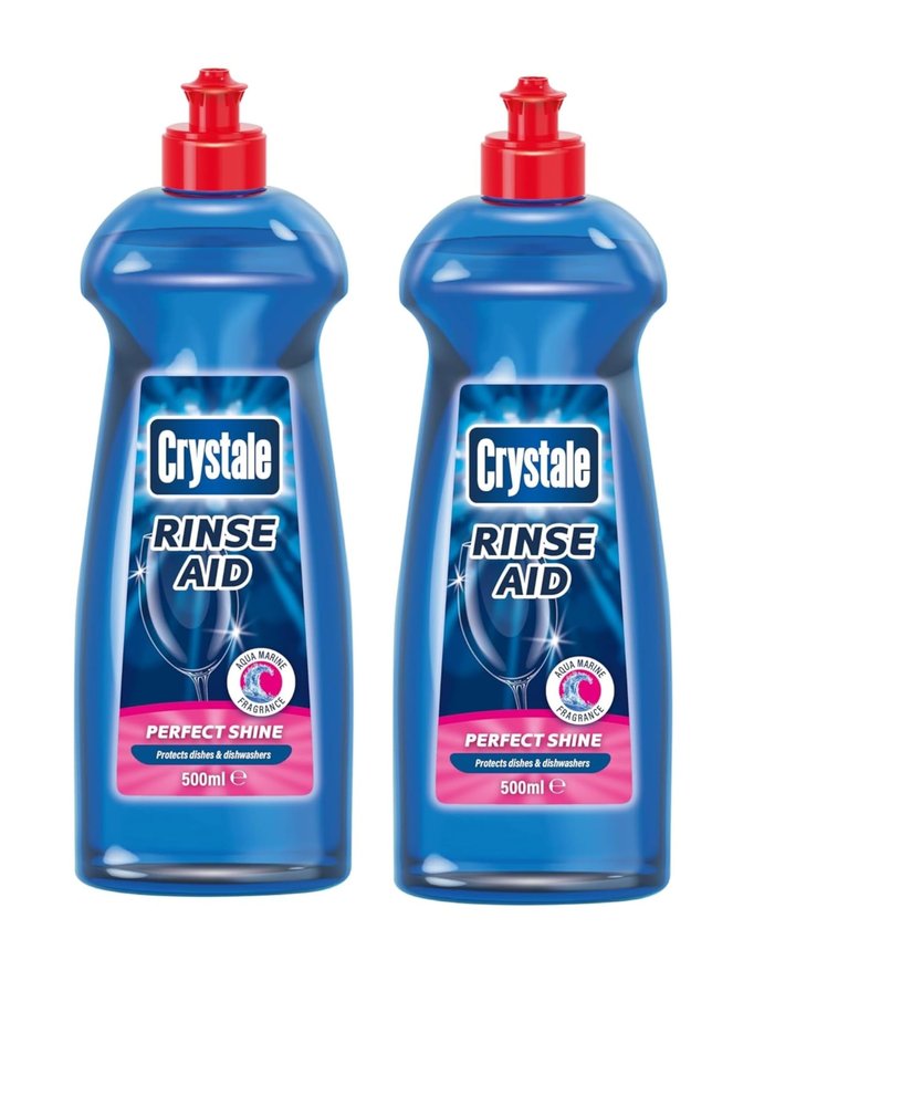 Crystale Rinse Aid Starter Combo Pack (2 Units X 500 Ml)