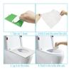 Disposable Toilet Seat Cover | Soft Premium Paper with Compact Pack | 100% Biodegradable, Water Dis-solvable | Travel Pack, Protect from Germs & Skin Infection in Public Toilets - Pack of 10 Sheets view 3