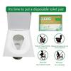 Disposable Toilet Seat Cover | Soft Premium Paper with Compact Pack | 100% Biodegradable, Water Dis-solvable | Travel Pack, Protect from Germs & Skin Infection in Public Toilets - Pack of 10 Sheets view 4