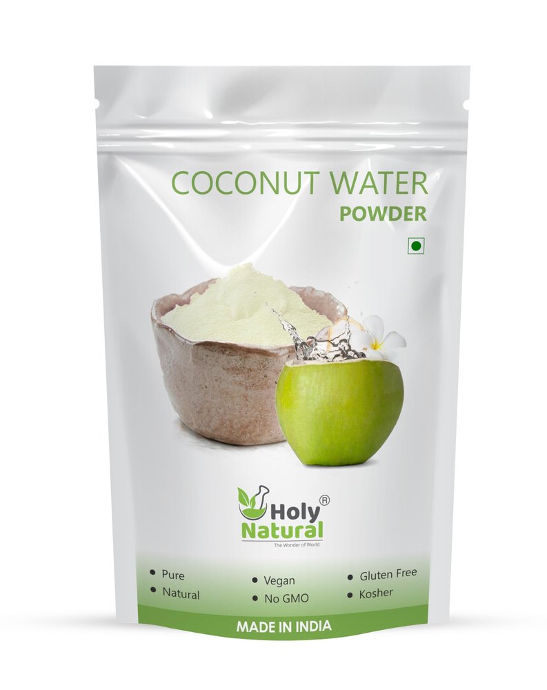Holy Natural Spray Dried Coconut Water Powder 500gm | Energy Drink Powder, Immune Booster | Use For Coconut juice, Smoothie, Energy drink