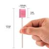 Disposable Unflavored Oral Care Sponge Swabs (100Pcs Pink) view 3
