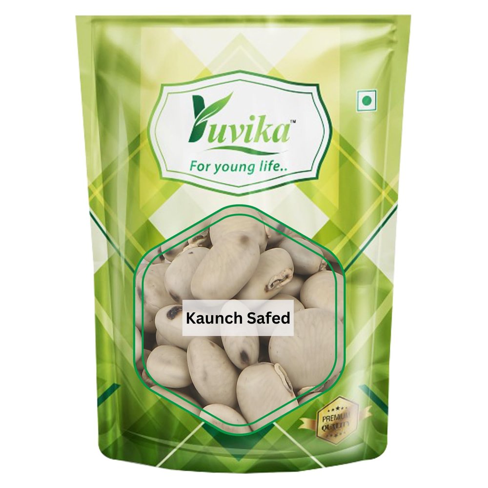YUVIKA Kaunch Safed - Mucuna Pruriens - White Kaunch Seeds 200 Grams