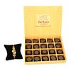 De'arco Chocolatier Rakhi (Real Pearl Rakhi) & Luxure Boite Dark Chocolate Gift Box ,20 Pieces view 1