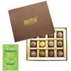 BOGATCHI rakhi chocolate truffle for sister, FREE CARD, premium rakhi chocolate pack for sister, rakhi for sister with gift combo, rakhi chocolates, rakhi with chocolates for sister, raksha bandhan gifts, rakhi for sister with chocolates, rakhi for s view 1