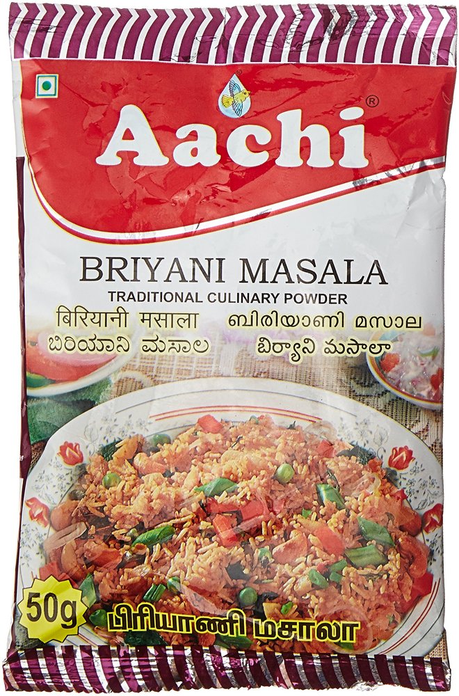 Aachi Biriyani Masala Powder, 50g (Pack of 20)
