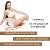 Le Bonheur Stripless Peel Off Brazilian Liposoluble Wax 500gm | For Face | Bikini Line | Underarms | Men & Women | White Chocolate | FREE Pre Wax Gel 45ml + After Wax Oil 30ml view 2