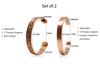 Coppervast Bracelets For Arthritis - Therapy Magnetic Men & Women's With 6 Powerful Magnets Effective Natural Relief Joint Pain (Set Of 2 Plain Braided Inlay) view 4