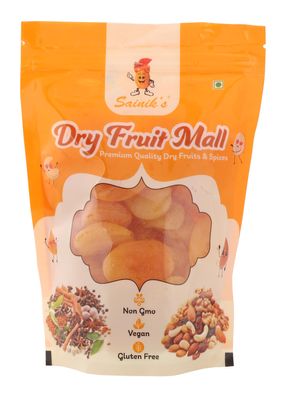 Sainik's Dry Fruit Mall Apricots Dry Fruits | Apricot Jumbo Dried Seedless Apricot | Turkel, Turkish Apricot, Apricot Dry Fruits | Khubani Seedless Gluten Free Apricot Pack of 1 (250 gram)