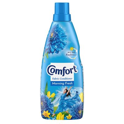 Comfort Morning Fresh Fabric Conditioner 860 ml Bottle|| After Wash Liquid Fabric Softener - For Softness|| Shine & Long Lasting Freshness