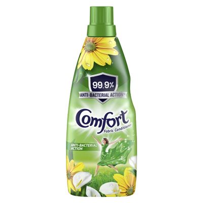 Comfort Anti Bacterial Fabric Conditioner 860 ml Bottle|| After Wash Liquid Fabric Softener - For Softness|| Shine & Long Lasting Freshness