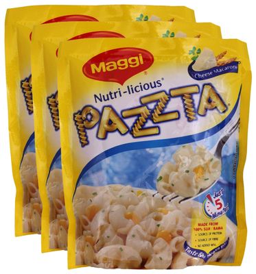 MAGGI Big Bazaar Combo Nutri Licious Pazzta Cheese Macaroni, 70G (Pack of 3) Promo Pack, Vegetarian