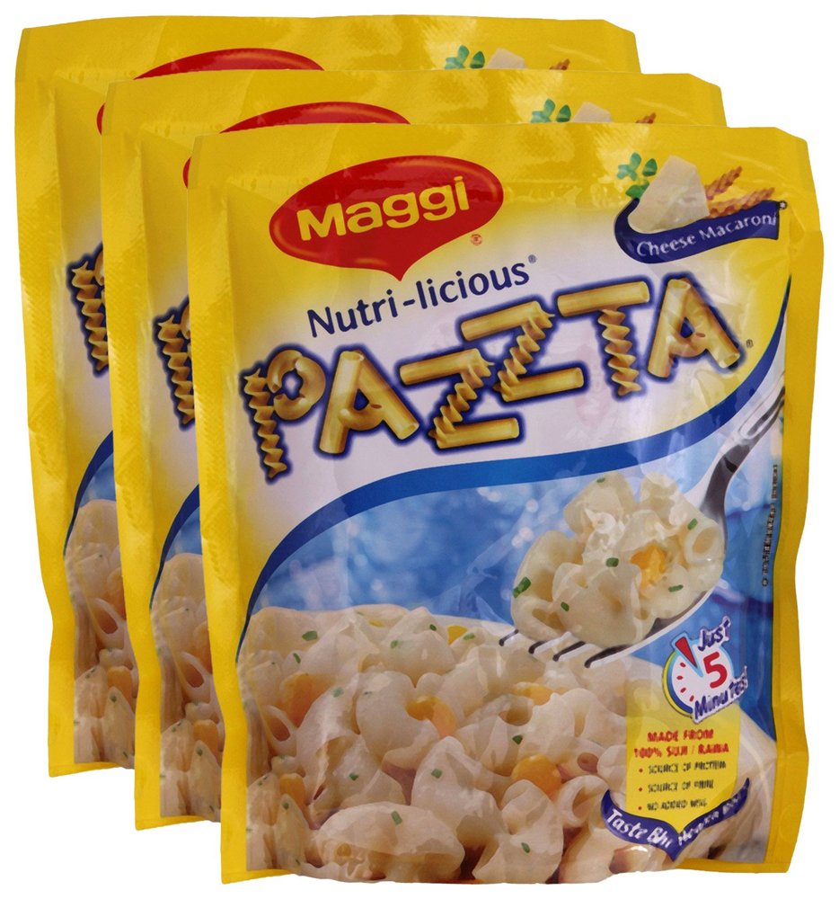 MAGGI Big Bazaar Combo Nutri Licious Pazzta Cheese Macaroni, 70G (Pack of 3) Promo Pack, Vegetarian