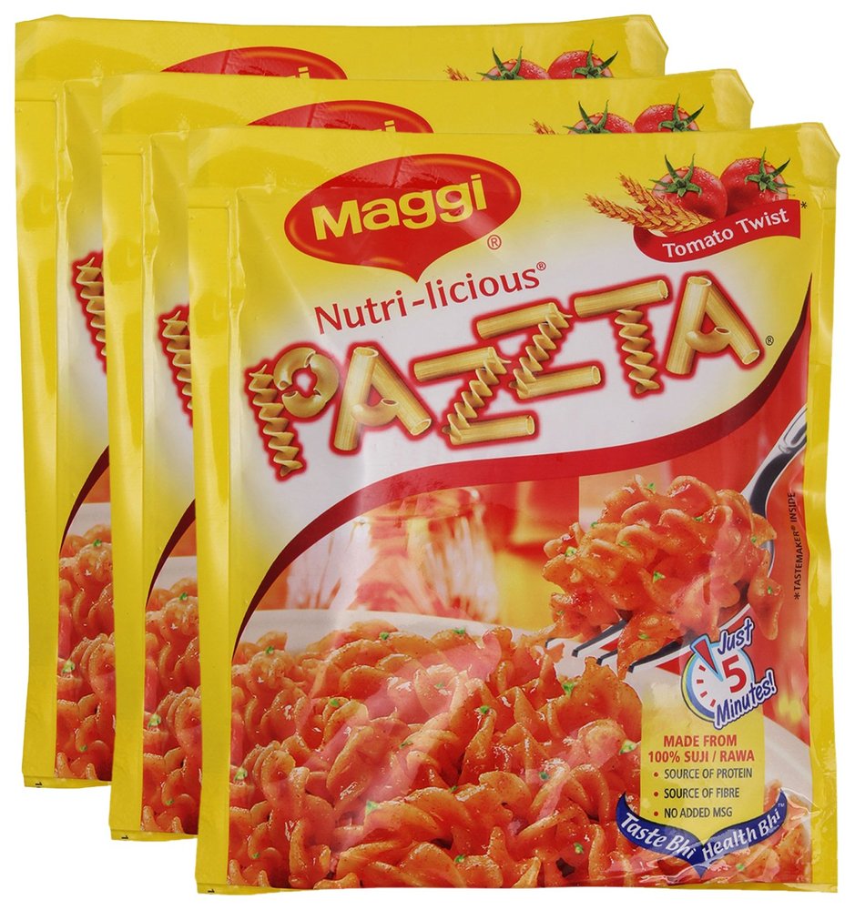 Big Bazaar Combo - Maggi Nutri Licious Pazzta Tomato Twist Macaroni, 64g (Pack of 3) Promo Pack