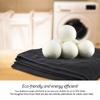 ZG-Home Wool Dryer Balls - Natural Fabric Softener, Reusable, Reduce Wrinkles, Saves Drying Time - Pack of 6 view 3